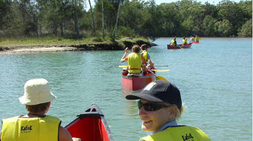 Footprint-free tour: Join the NPWS Discovery rangers for a paddle on Moonee Creek. Footprint-free tour: Join the NPWS Discovery rangers for a paddle on Moonee Creek.